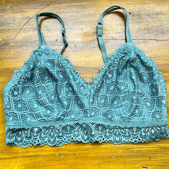 Maurices Other - Teal bralette. Great condition. Worn a few times. Lacey.  Medium.